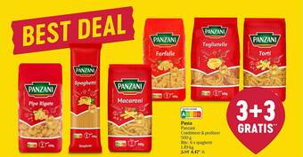 Delhaize Pasta Panzani aanbieding