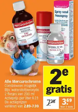 Albert Heijn Alle Mercurochrome aanbieding