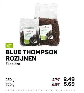 Blue Thompson Rozijnen Ekoplaza