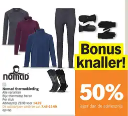 Albert Heijn Nomad thermokleding aanbieding