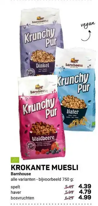 Krokante Muesli Barnhouse