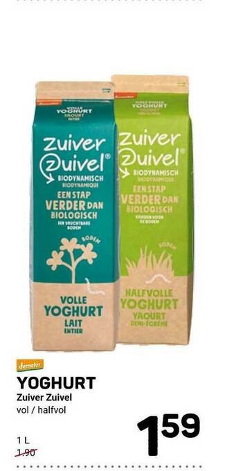 Ekoplaza Yoghurt Zuiver Zuivel aanbieding