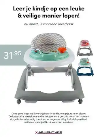 X-adventure loopstoel