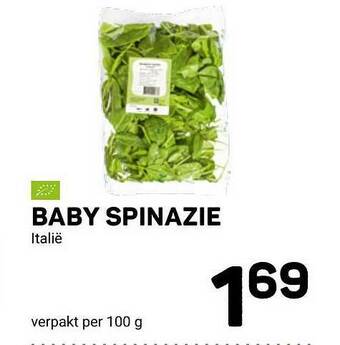 Ekoplaza Baby Spinazie aanbieding