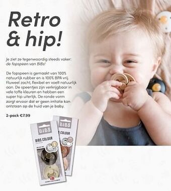 Baby & Tiener Bibs fopspeen aanbieding