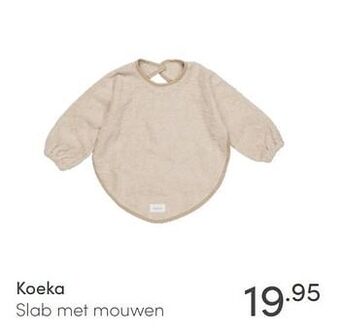 Baby & Tiener Koeka slab met mouwen aanbieding