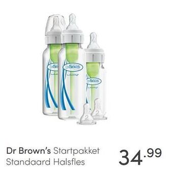 Dr brown`s startpakket standaard halsfles