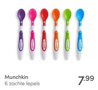 Baby & Tiener Munchkin 6 zachte lepels aanbieding