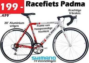 iTEK Racefiets padma aanbieding