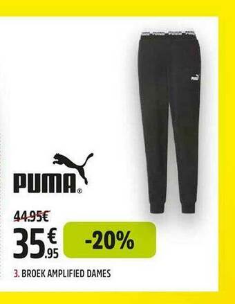 Intersport Broek Amplified Dames aanbieding