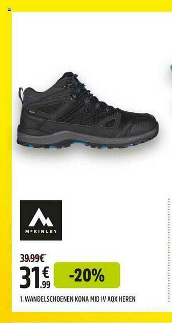 Intersport Wandelschoenen Kona Mid Iv Aqx Heren aanbieding