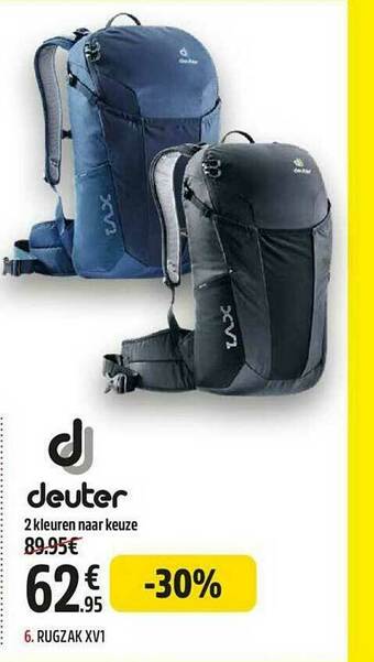 Intersport Rugzak Xv1 aanbieding