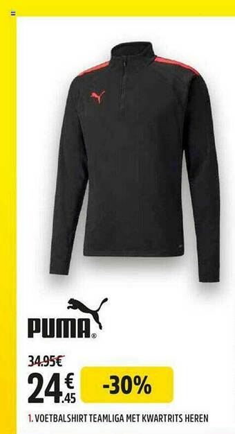 Intersport Voetbalshirt Teamliga Met Kwartrits Heren aanbieding