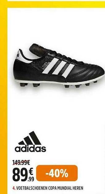 Intersport Voetbalschoenen Copa Mundial Heren aanbieding