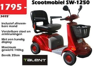 iTEK Scootmobiel sw-1250 aanbieding
