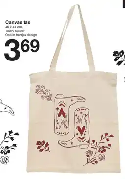 Zeeman Canvas Tas aanbieding