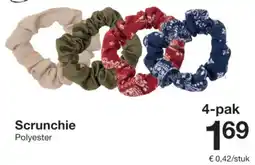 Zeeman Scrunchie aanbieding