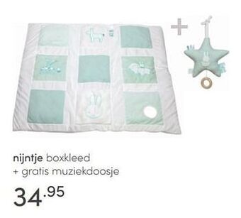 Baby & Tiener Nijntje boxkleed + gratis muziekdoosje aanbieding