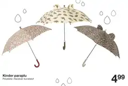 Zeeman Kinder Paraplu aanbieding