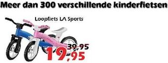 iTEK Loopfiets la sports aanbieding