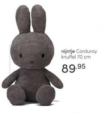 Nijntje corduroy knuffel