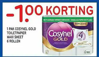 Alvo Cosynel Gold Toiletpapier aanbieding