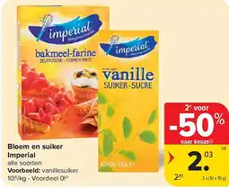 Carrefour Bloem en suiker Imperial aanbieding