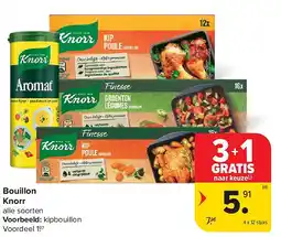 Carrefour Bouillon Knorr aanbieding