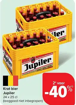 Carrefour Krat bier Jupiler aanbieding