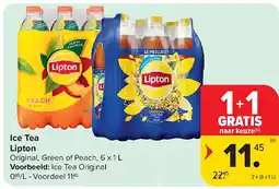 Carrefour Ice Tea Lipton aanbieding