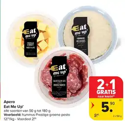 Carrefour Apero Eat Me Up’ aanbieding