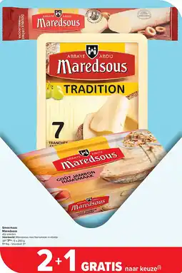 Carrefour Smeerkaas Maredsous aanbieding