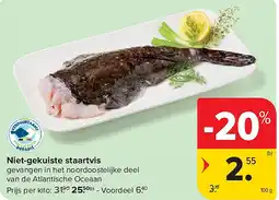 Carrefour Niet-gekuiste staartvis aanbieding