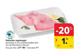 Carrefour Gekuiste rogvleugel aanbieding
