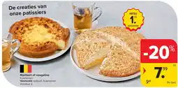 Carrefour Rijsttaart of nougatine aanbieding