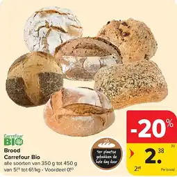 Carrefour Brood Carrefour Bio aanbieding