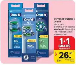 Carrefour Vervangborsteltjes Oral-B aanbieding