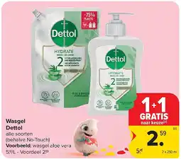 Carrefour Wasgel Dettol aanbieding
