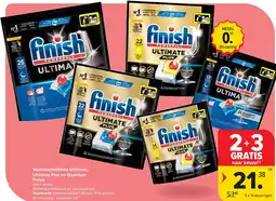 Carrefour Vaatwasmiddelen Ultimate, Ultimate Plus en Quantum Finish aanbieding
