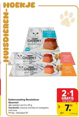 Carrefour Kattenvoeding Revelations Gourmet aanbieding