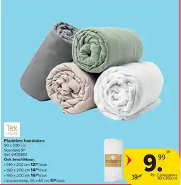 Carrefour Flanellen hoeslaken aanbieding