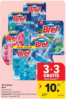 Carrefour Wc-blokjes Bref aanbieding