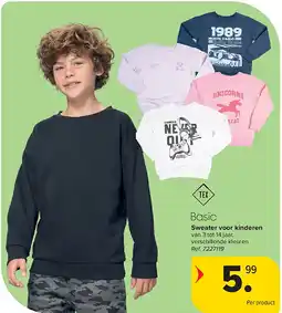 Carrefour Sweater voor kinderen aanbieding