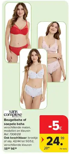 Carrefour Beugelbeha of soepele beha aanbieding