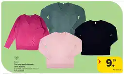 Carrefour Trui met kasjmierlook voor dames aanbieding