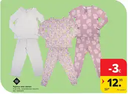 Carrefour Pyjama voor dames aanbieding