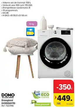 Carrefour Droogkast DO95501TD aanbieding