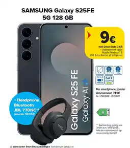 Carrefour SAMSUNG Galaxy S25FE 5G 128 GB aanbieding