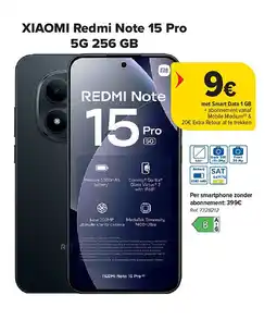 Carrefour XIAOMI Redmi Note 15 Pro 5G 256 GB aanbieding