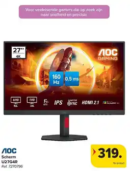 Carrefour Scherm U27G4R aanbieding